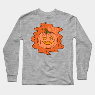 Libra Jack O Lantern Long Sleeve T-Shirt